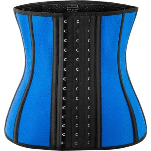 XXS-3XL Latex Waist Trainer Corset 9 Steel Bone Shapewear Body Shapers Women Corset Slimming Belt Waist Shaper