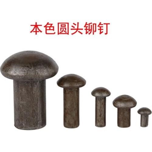 1pcs M16 Solid rivets bolt Natural rivet Round Semicircular riveting iron 30mm-90mm length