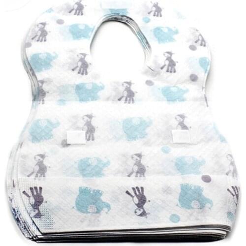 10Pcs Baby Disposable Saliva Towel Infant Bibs Burp Cloths For Children Feeding Care Lunch Kids Bibs Bandana Saliva Towel Scarf