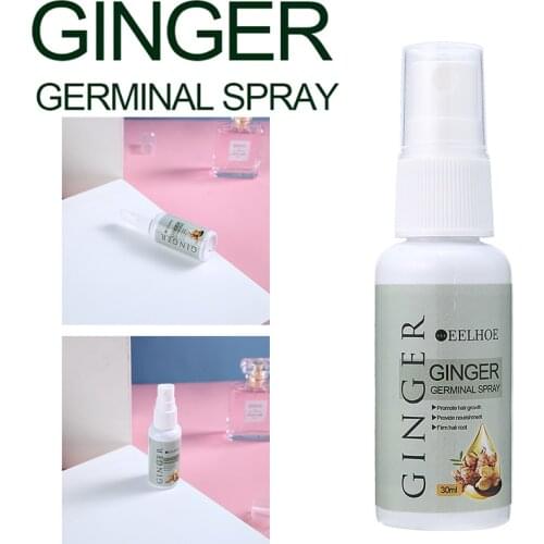 30ml Anti Loss Hair Growth Spray Ginger Spray Nourish Hair Growth Regrowth Repair Serum Moisturize Hair Scalp Unisex