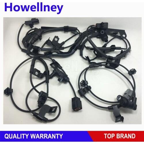 4pcs set Front Rear Left Right ABS Wheel Speed Sensor 4670A595 4670A596 4670A597 4670A598 for Mitsubishi L200 Triton 2012-2015