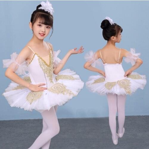 Professional Ballerina Ballet Tutu For Child Children Kids Adults Women Pancake Tutu Swan Lake Dance Costumes Ballet Dress Girls