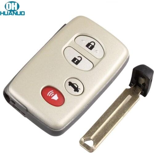 3+1 buttons remote key case shell fob for Toyota Avalon Camry 4Runner RAV4 Venza Land Cruiser with uncut insert key 4 buttons