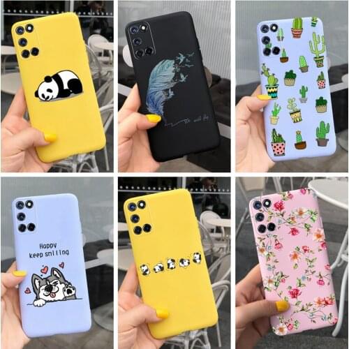 For Oppo A52 A72 A92 Case Soft Slim Cute Cartoon Painted Cover For Oppo A52 A 52 72 92 Phone Cases OppoA52 OppoA72 OppoA92 Shell