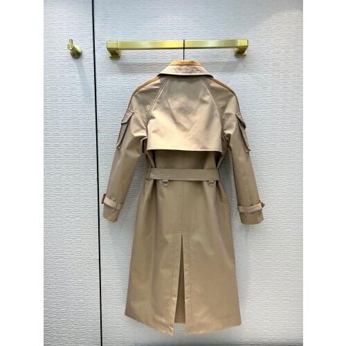 Женские двубортные тренчи Eliasaph China At AliExpress