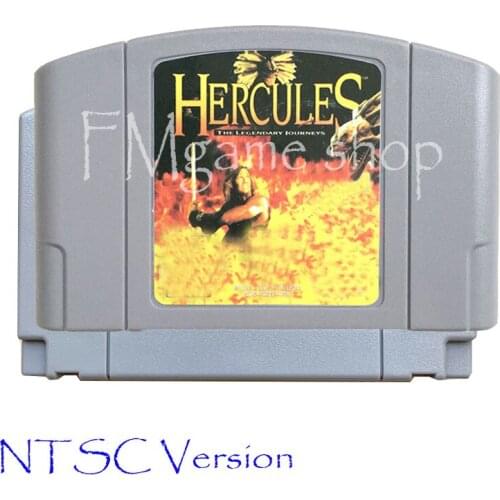 Hercules The Legendary Journeys Memory card Game Cartridge for 64 bit USA NTSC Version Video Game Console Card vita Mortal