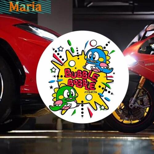 JDM SUV RVs Cartoon Bubble Dragon Exquisite Car Stickers Motorcycle Helmet Auto Parts Decals To Block Scratch Decoration