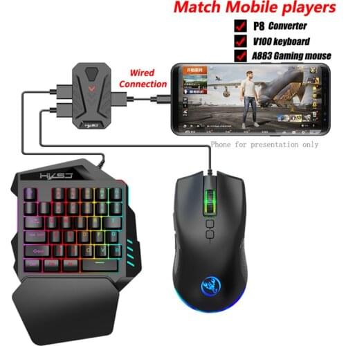 PUBG Mobile Gamepad Controller Gaming Keyboard Mouse Converter For Android Phone Tablet PC Game Mice Adapter