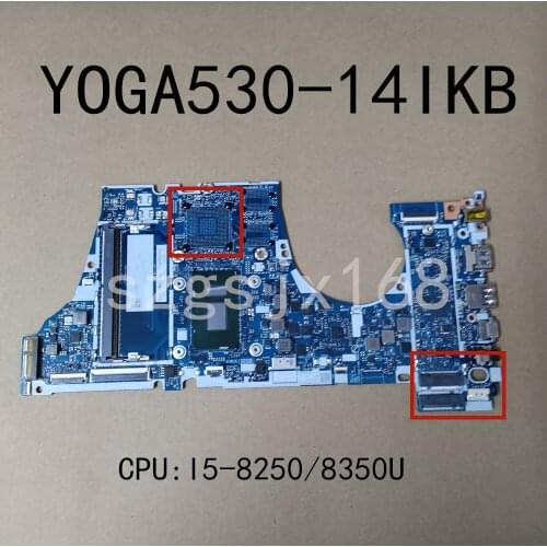 For Lenovo Ideapad YOGA 530-14IKB Notebook Motherboard EYG20 EYG10 ES430 ES530 NM-B601 CPU I5 8250U/8350U DDR4 Tested 100% Work