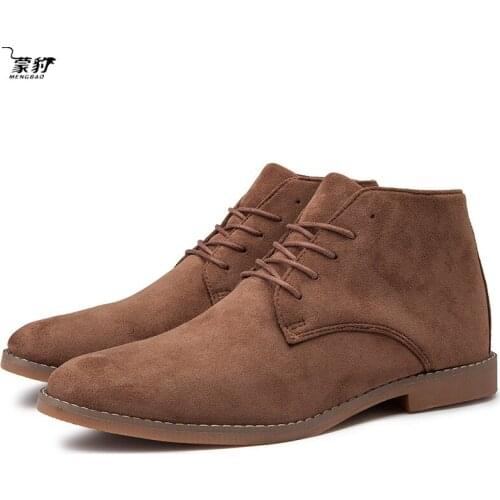 Mens Casual Shoes Chelsea Boots Men Low Top Waterproof Leather Business Boots Soft Sole Trend Formal Shoes Zapatillas Hombre