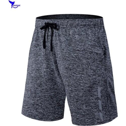 Men Summer Elastic Pockets Sport Shorts Running Shorts Fitness Crossfit Gym Shorts Workout Jogging Training Exercise Sweatpants