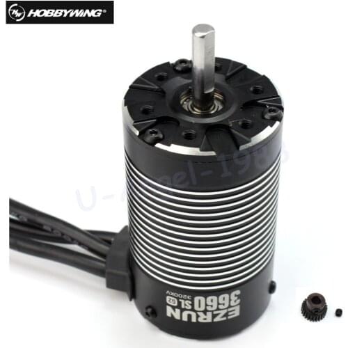 1pcs Original Hobbywing EZRUN 3660 G2 Motor 4600KV /4000KV/3200KV Speed Controller Brushless Motor for 1/10 Car Truck+box