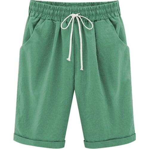 Oversized High Waist Shorts For Women Summer Casual Sports Shorts Plus Size Bandage Female Sweatshort Fashions