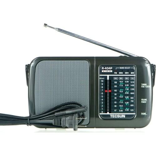 TECSUN R-404P Fm 87-108MHz Radio DSP receiver FM/SW/MW High Sensitivity Radio Receiver With Speaker Portable Radio