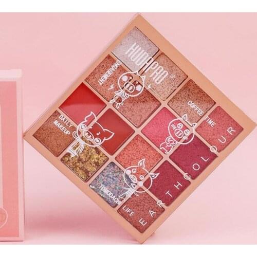 16 Color Mashed Potatoes Sequined Eyeshadow Pearly Waterproof