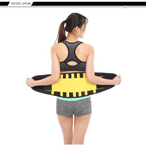 Women Gym Waist Trimmer Trainer Corset Abdomen Slimming Body Shapers Waist Support Back Belt Bodybuilding Fintess Waist Trainer