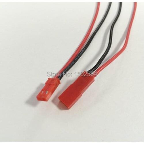 10 pairs JST 10cm Cord Cable Female & Male 20AWG wire LiPo Battery Connector Cable