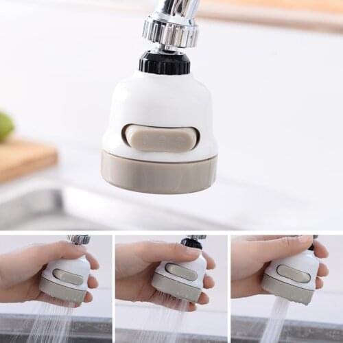 3 Modes Aerator Faucet Water Saving Filter High Pressure Spray Nozzle 360 Degree Household Rotate Flexible Aerator Diffuser