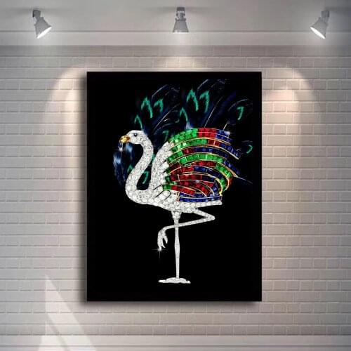 Abstract Peacocks Canvas Paintings On The Wall Posters And Prints Black And White Wall Art Canvas Zebra Wall Pictures Home Decor