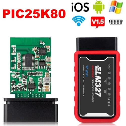Wifi ELM327 V1.5 OBD2 II Scanner Adapter For Toyota Mercedes BMW Honda Ford Volvo Buick Hyundai Renault Kia Car Diagnostic Tools