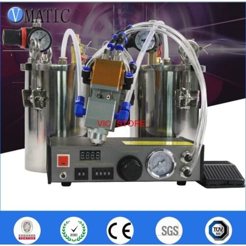 Free Shipping Automatic Dispenser + Stainless Steel Pressure Tank Thimble Style Double Liquid Dispensing Valve