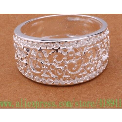 Free Shipping Wholesale silver plated Rings,sterling silver jewelry,Mesh web net finger Ring /awvajoca cjbalaia R211
