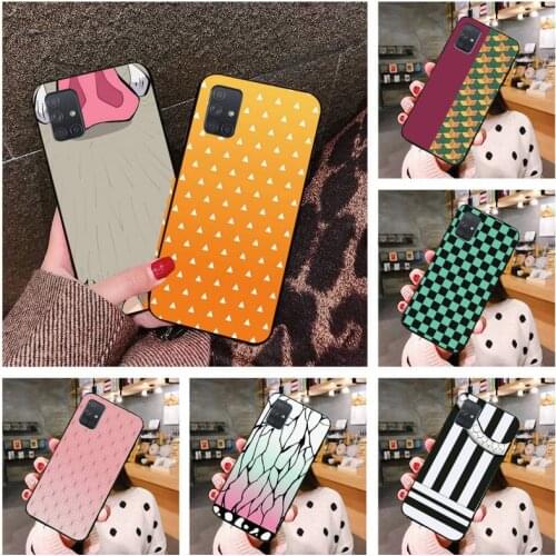 Demon Slayer Haori Phone Case For Samsung Galaxy A52 A21S A02S A12 A31 A81 A10 A30 A40 A50 A70 A80 A71 A51 5G