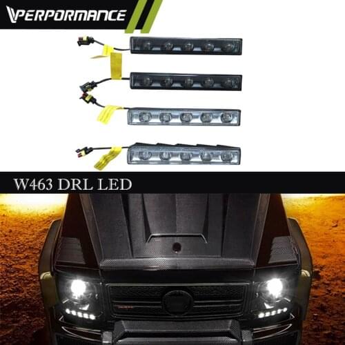 W463 Day LED light for G500 G550 G63 G65 W463 DRL black and sliver color