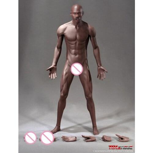 TBLeague 1/6 scale PL2018-M36 headless steel bone black skin 12-inch action figure body model toy
