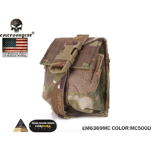 Emersongear LBT Style Single Frag Grenade Pouch Molle Airsoft Combat Pouch Multicam EM6369