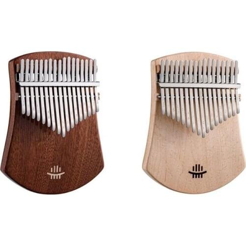 Hluru Kalimba Fan-Shaped Thumb Piano 17 Keys,Kalimba 17 Keys Thumb Piano