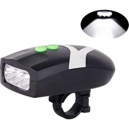 Multifunction Bicycle Lights Lumen Induction Bike Front Light with Horn 3 LED Bike Lamp Cycling FlashLight