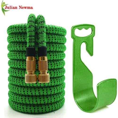 Garden Hose 1/2 Fexible Hoses Hook Reel Expandable Magic Water Hose Irrigation Watering Pipes Holder High Pressure Car Wash Hose