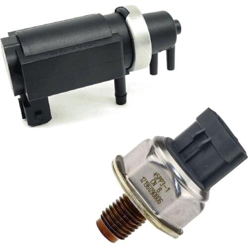 Turbo Pressure Solenoid 14956-EB70B with Common Rail Fuel Pressure Sensor 45PP3-1 1465A034A 8C1Q9D280AA