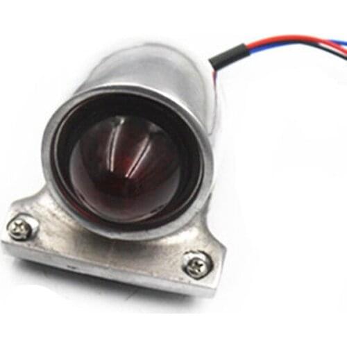 Motorcycle 12v Sparto Retro Style Tail Brake Light License Plate Mount Choppers Chooper Custom Bobber