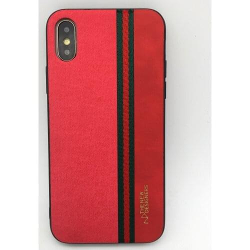 VNSTRIP Fabric tap PU material and PC back TPU edge Protective case for iPhone XS MAX XR 78 plus Phone Case