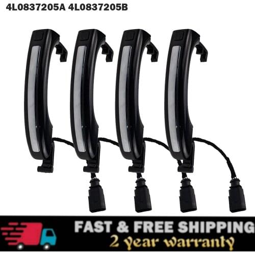 4L0837205A 4L0837205B 4 Pcs Smart Sensor Exterior Door Handle For Audi Q7 2007-2015