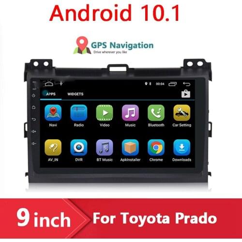 Android 10.1 Car Multimedia player wifi GPS Navigation for Toyota LAND CRUISER Prado 2004-2009 2GRAM 32GROM