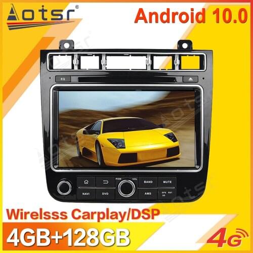 Android Car Multimedia Stereo Player For Volkswagen VW Touareg 2010 - 2016 Tape Radio Recorder Video GPS Navi Head Unit NO 2 Din