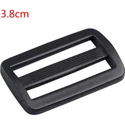 Free Shipping 100pcs/lot black 1.5" (38mm) internal width plastic buckle for backpack bag accessories Adjustable fastener