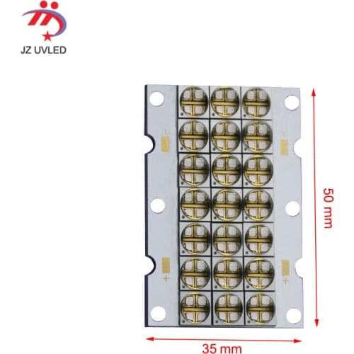 UV LED seamless splicing module for UV flatbed printer UV glue curing photosensitive resin curing UV LED lamp 50*35mm