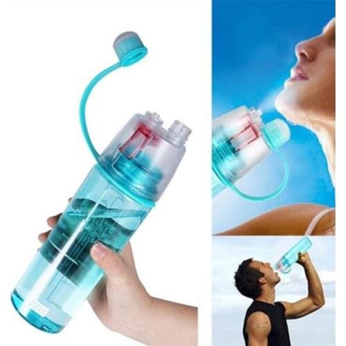 600ml Spray Water Bottle Outdoor Sport Cycling Bicycle Bottles Portable Fitness Kettle Climbing Drink Water Bottle