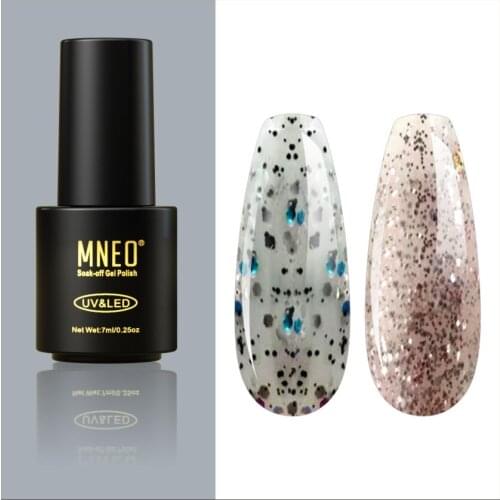 Nail Polish Gel Enamel Glitter Sequin Semi-permanent Nails Art Bright Color Foil Rhinestones Varnish UV Lot Things for Manicure