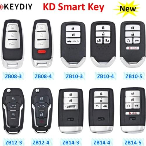 KEYDIY Universal ZB08-3 ZB08-4 ZB10-3 ZB10-4 ZB10-5 ZB12-3 ZB12-4 ZB14-3 ZB14-4 ZB14-5 KD Smart Key for KD-X2 Key Programmer