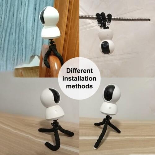 Mini Flexible Octopus Tripod CCTV Camera Bracket Stand Ceiling Mount Holder For Phone Smartphone & Security Video Surveillance