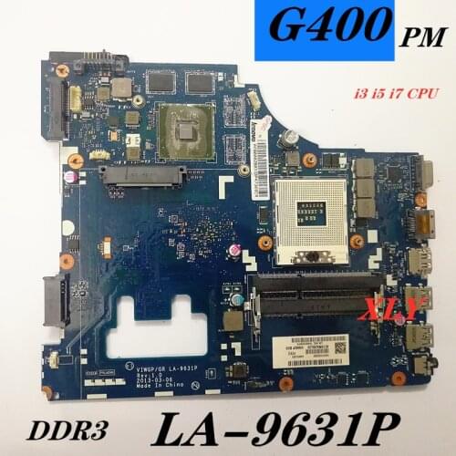 LA-9631P For Lenovo G400 Laotop Motherboard Support i3i5i7CPU with HD 8570M GPU HM70