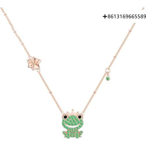 Fashionable 925 silver necklace female lovely temperament condole drop sweethearts gift clavicular chain female new trend