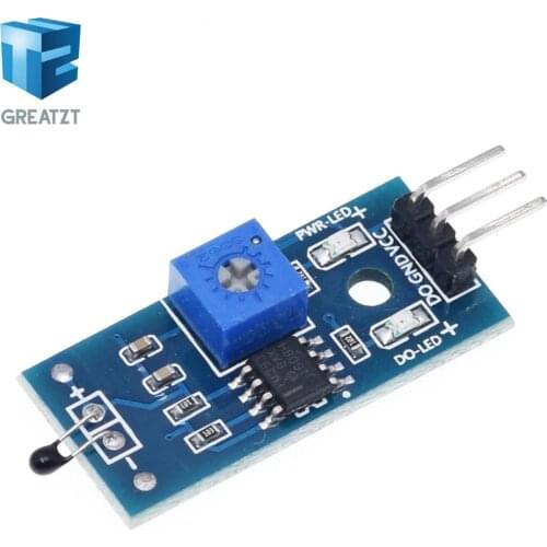 GREATZT Thermistor temperature sensor module thermal sensor module DO the digital output/temperature control switch For Arduino