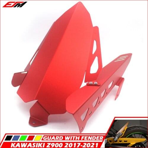 Motorcycle Accessories CNC Rear Fender Mudguard Chain Guard With Fender Cover For KAWASAKI Z900 Z-900 2017 2018 2019 2020 Z 900