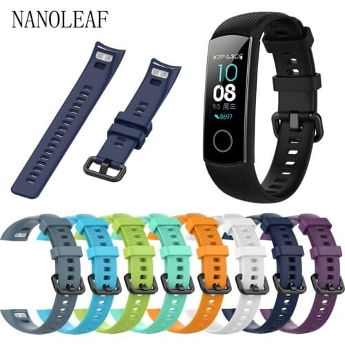 Soft Silicone Wristband for Huawei Honor Band 4 Quick Release Breathable Adjustable Replacment Strap for Honor Bracelet 5
